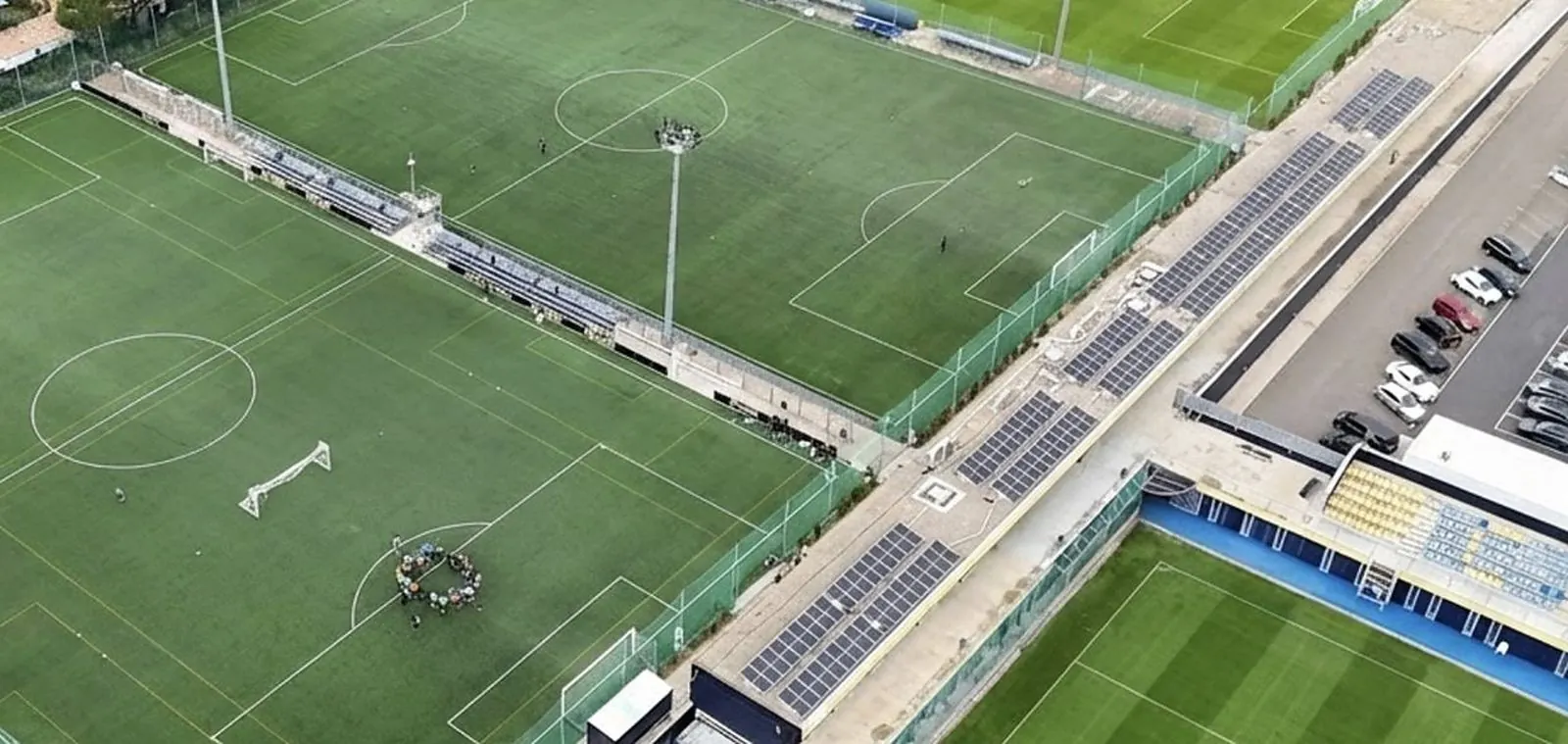 Vista aérea de la Ciudad Deportiva El Rosal